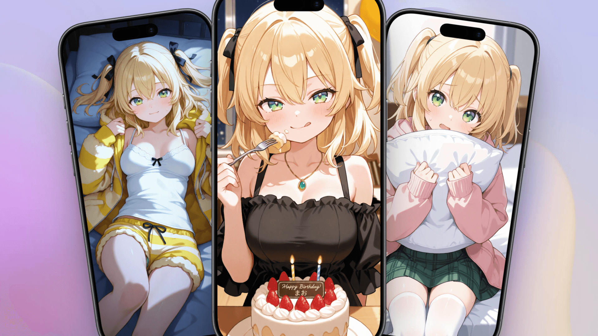 3月5日は まお のお誕生日！シチュカを11種追加しました。