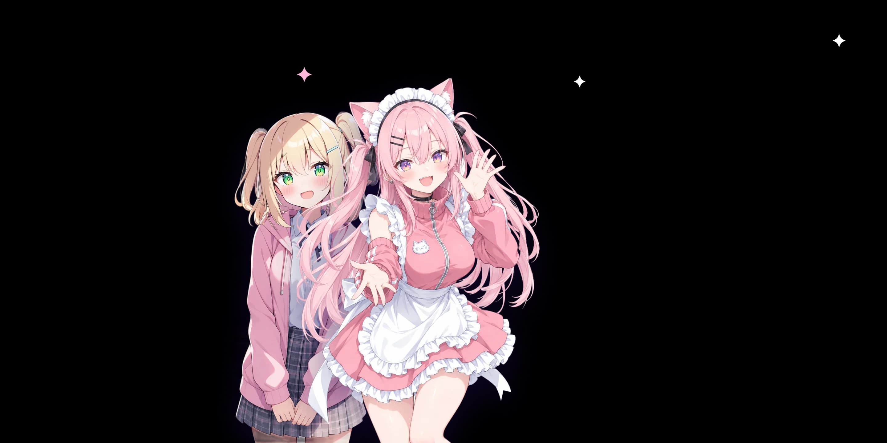 Oz Chat characters waiting for you in a classroom