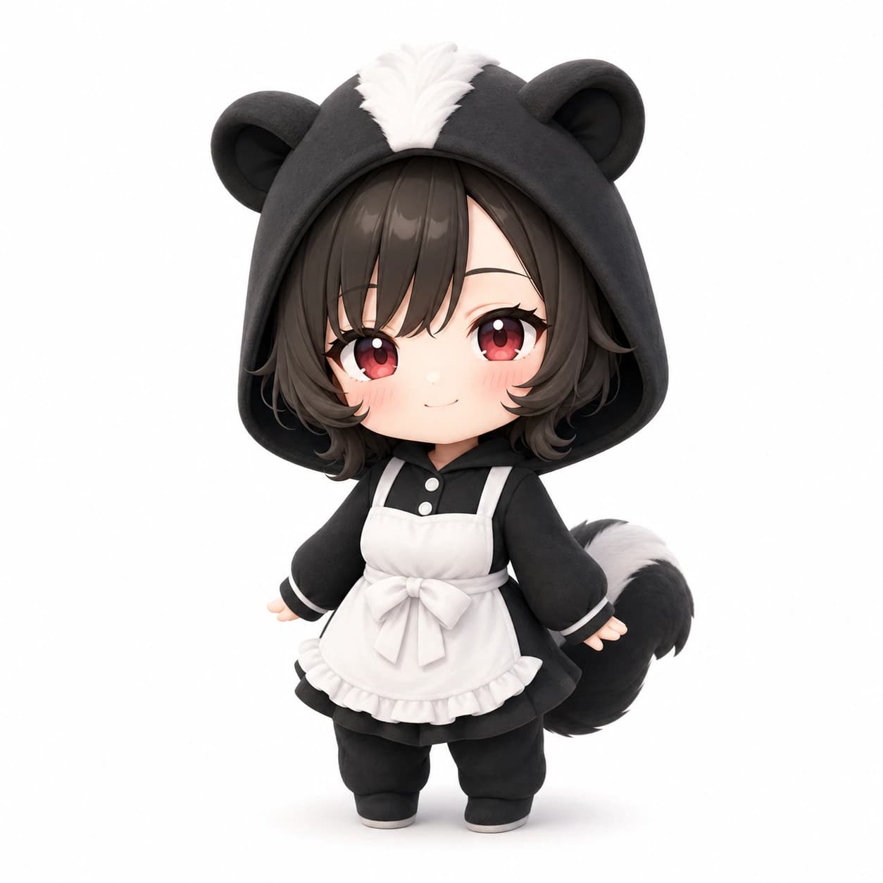 Chibi reference image of Hamai Shizune