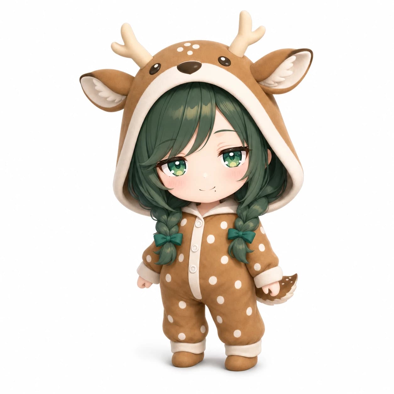 Chibi reference image of Kuno Haruka