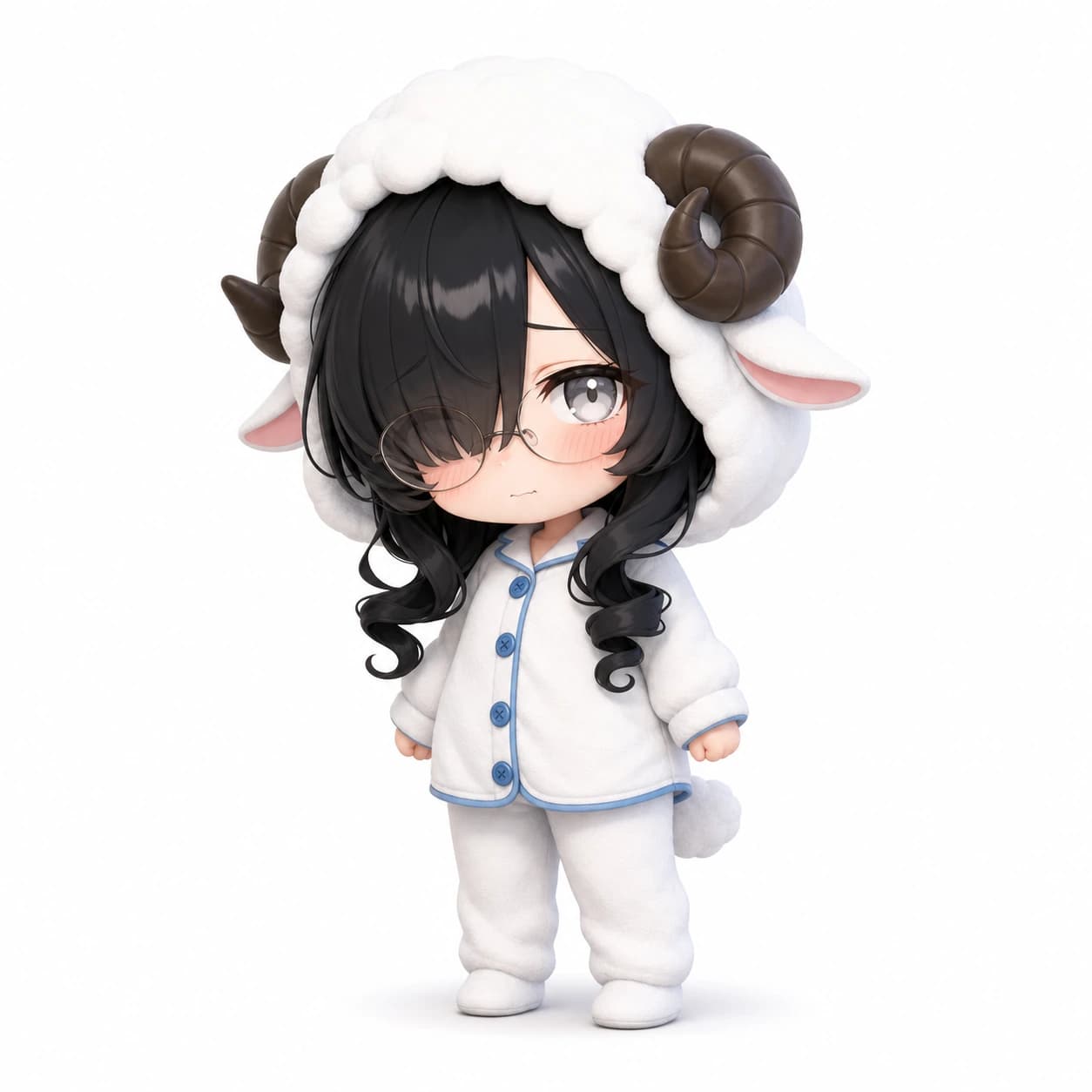 Chibi reference image of Fukaya Reika