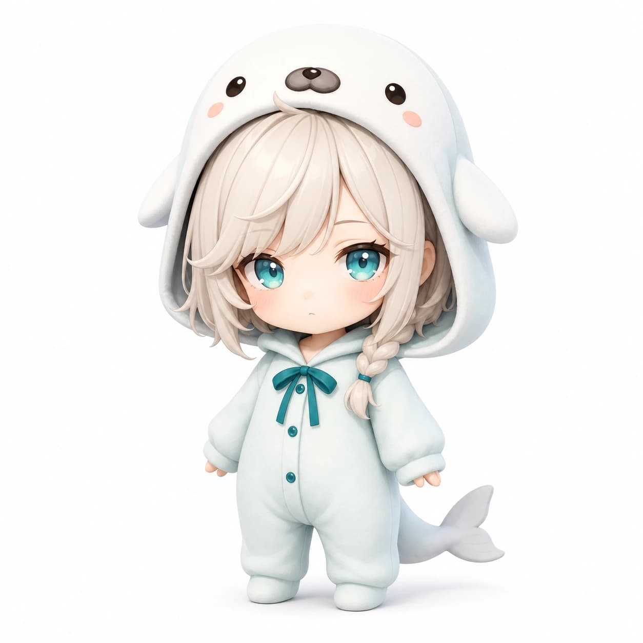 Chibi reference image of Karibu Setsuho