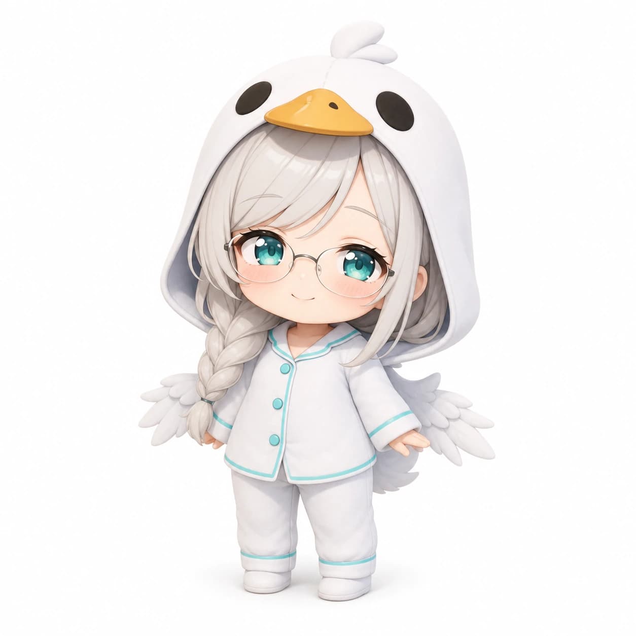 Chibi reference image of Karibu Setsuna