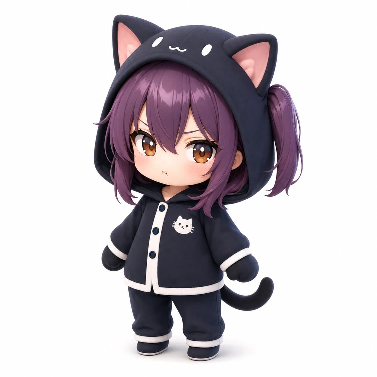 Chibi reference image of Shinozaki Shinon