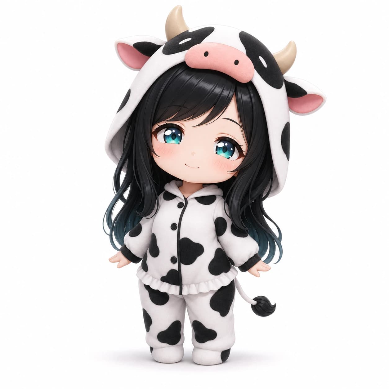 Chibi reference image of Amanu Yui