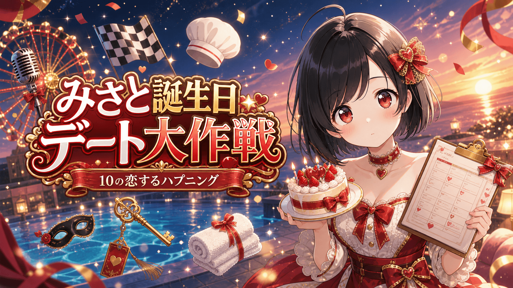 【8月21日】みさと誕生日カード10種が登場!